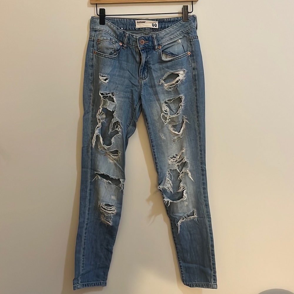 Garage Distressed Jeans Size 00